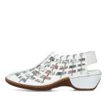 náhľad Dámske sandále RIEKER 47156-82 biela S3