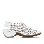 náhľad Dámske sandále RIEKER 47156-82 biela S3
