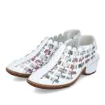 náhľad Dámske sandále RIEKER 47156-82 biela S3