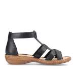 náhled Dámské sandály RIEKER RIE-10202377-S3 černá