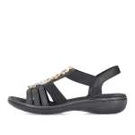 náhled Dámské sandály RIEKER 60869-00 černá S3