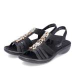 náhled Dámské sandály RIEKER 60869-00 černá S3