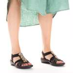 náhled Dámské sandály RIEKER 60869-00 černá S3