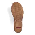 náhled Dámské sandály RIEKER 62860-90 stříbrná S3