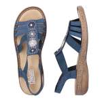 náhled Dámské sandály RIEKER 628G9-16 modrá S6