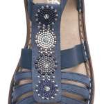 náhled Dámské sandály RIEKER 628G9-16 modrá S6