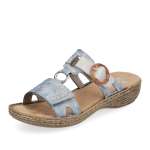 náhled Dámské nazouváky RIEKER 658N4-12 modrá S3