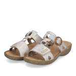 náhled Dámské nazouváky RIEKER 658N4-60 zlatá S3