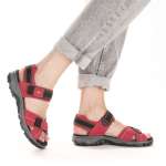 náhled Dámské sandály RIEKER RIE-10202470-S3 červená