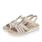 náhled Dámské sandály RIEKER V0649-62 béžová S6