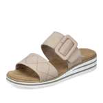 náhled Dámské nazouváky RIEKER V0694-62 béžová S3