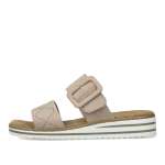 náhled Dámské nazouváky RIEKER V0694-62 béžová S3