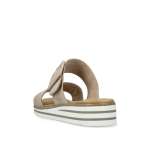 náhled Dámské nazouváky RIEKER V0694-62 béžová S3