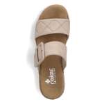 náhled Dámské nazouváky RIEKER V0694-62 béžová S3