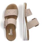 náhled Dámské nazouváky RIEKER V0694-62 béžová S3