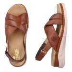 náhled Dámské sandály RIEKER V9252-24 hnědá S3