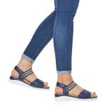 náhled Dámské sandály RIEKER V9253-14 modrá S3