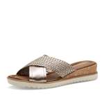 náhled Dámské nazouváky TAMARIS TAM-10203225-S4 zlatá