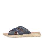 náhled Pánské nazouváky RIEKER 21384-14 modrá S4