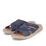 náhled Pánské nazouváky RIEKER 21384-14 modrá S4