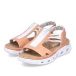 náhled Dámské sandály RIEKER 64051-38 oranžová S4