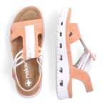 náhled Dámské sandály RIEKER 64051-38 oranžová S4