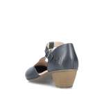 náhled Dámské lodičky RIEKER 41787-14 modrá S4