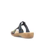 náhled Dámské nazouváky RIEKER 60867-14 modrá S4