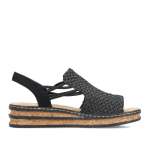 náhled Dámské sandály RIEKER 62941-00   BLACK   F/S5