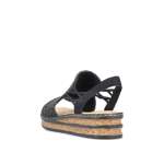 náhled Dámské sandály RIEKER 62941-00   BLACK   F/S5