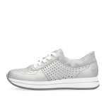 náhled Dámské tenisky RIEKER N4515-90 stříbrná S4