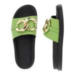 náhled Dámské nazouváky RIEKER RIE-10204231-S4 zelená