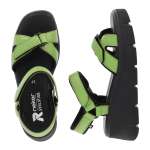 náhled Dámské sandály RIEKER W1552-52 zelená S4