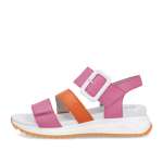 náhľad Dámske sandále RIEKER W2950-31 ružová S5