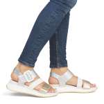náhled Dámské sandály RIEKER W2950-90 zlatá S5