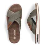 náhled Pánské nazouváky RIEKER 29083-52 zelená S6