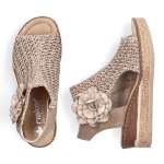 náhľad Dámske sandále RIEKER 63791-60 béžová S5