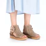 náhľad Dámske sandále RIEKER 63791-60 béžová S5