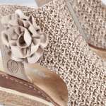 náhľad Dámske sandále RIEKER 63791-60 béžová S5