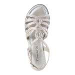 náhled Dámské sandály TAMARIS 28134-44-941 stříbrná S5