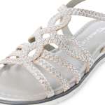 náhled Dámské sandály TAMARIS 28134-44-941 stříbrná S5