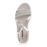 náhled Dámské sandály TAMARIS 28136-44-919 stříbrná S5