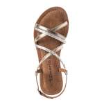 náhled Dámské sandály TAMARIS 28139-44-116 zlatá S5