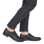 náhled Pánské mokasíny RIEKER 17675-00 černá S6