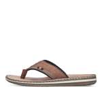 náhled Pánské žabky RIEKER 21084-23 hnědá S6