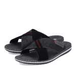 náhled Pánské nazouváky RIEKER 21098-02   BLACK   F/S6