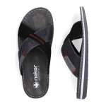 náhled Pánské nazouváky RIEKER 21098-02   BLACK   F/S6