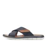 náhled Pánské nazouváky RIEKER 25151-14 modrá S6