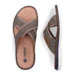 náhled Pánské nazouváky RIEKER 25182-25 šedá S6