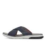 náhled Pánské nazouváky RIEKER 25250-14 modrá S6